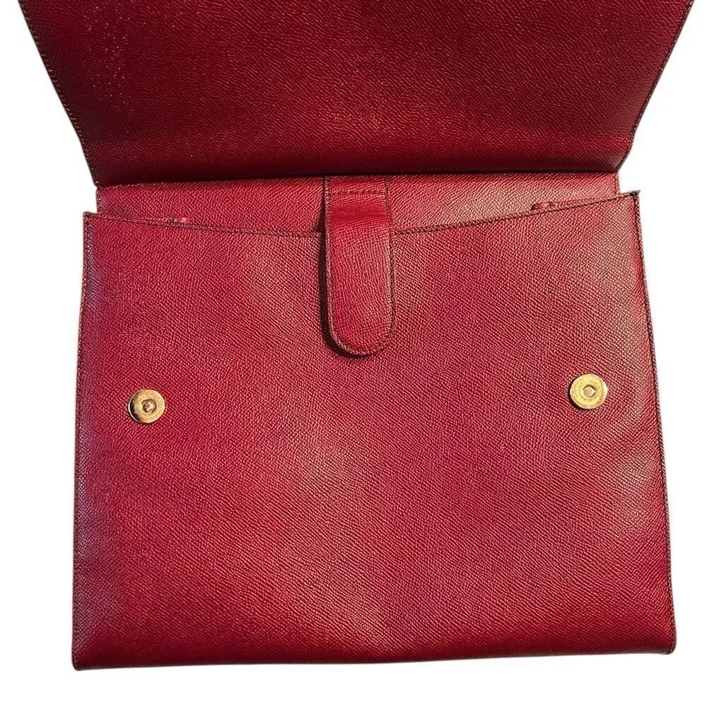 Authentic Dolce & Gabbana Sicily Burgundy Leather Tote - Picture 8 of 16